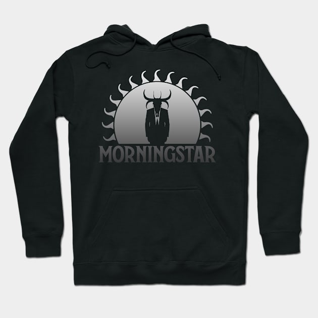 Morningstar (Black Iron): A Bible Inspired Design Hoodie by McNerdic